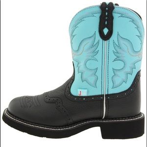 Justin gypsy western leather boot sz 7.5 B